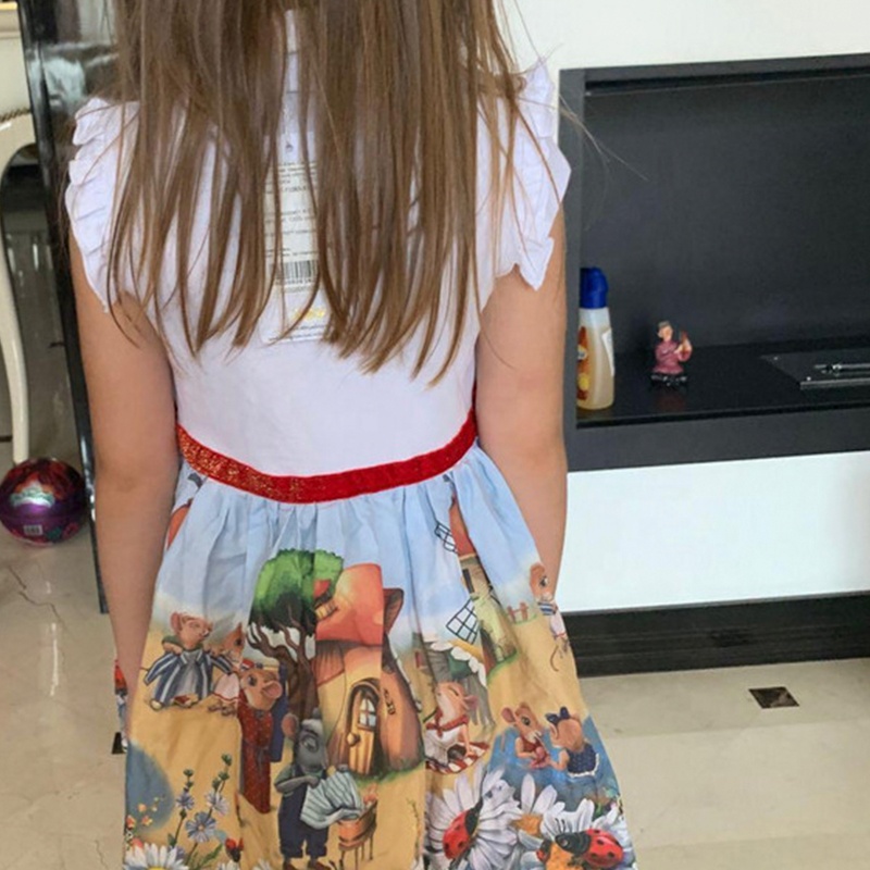 Stilnyashka   Bow Party Birthday Princess Baby Girl Dress For Kids