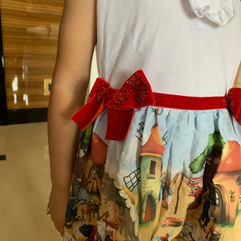 Stilnyashka   Bow Party Birthday Princess Baby Girl Dress For Kids