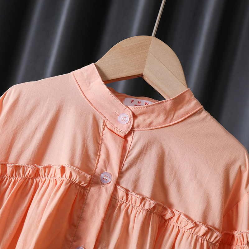 Children's Wear Girls 2022 New Autumn Clothing Kids Top Baby Bottomed Shirt Princess Girls Bottom Shirt Baby Blouses