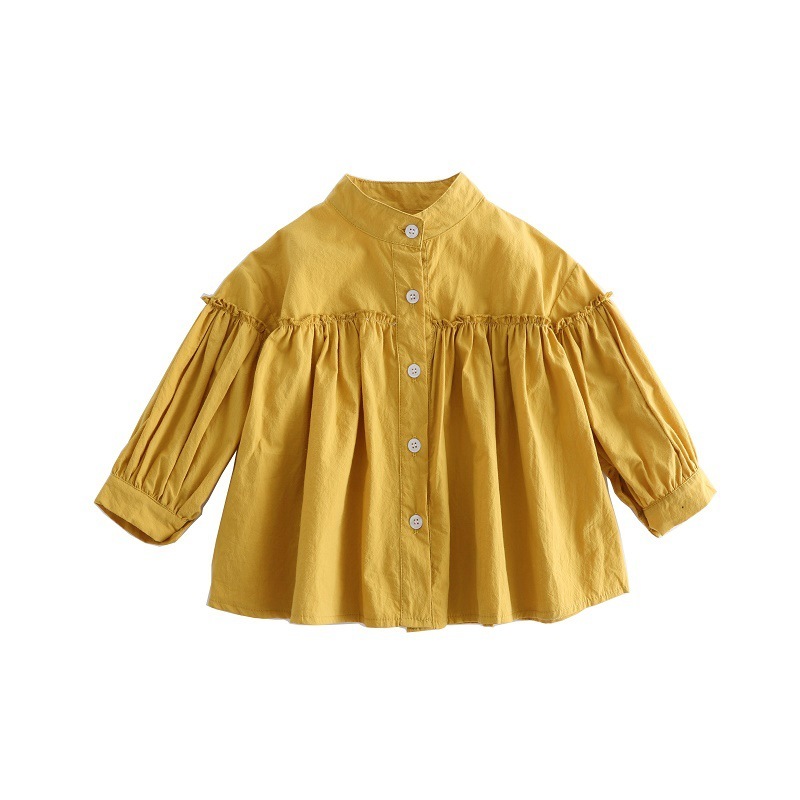 Children's Wear Girls 2022 New Autumn Clothing Kids Top Baby Bottomed Shirt Princess Girls Bottom Shirt Baby Blouses