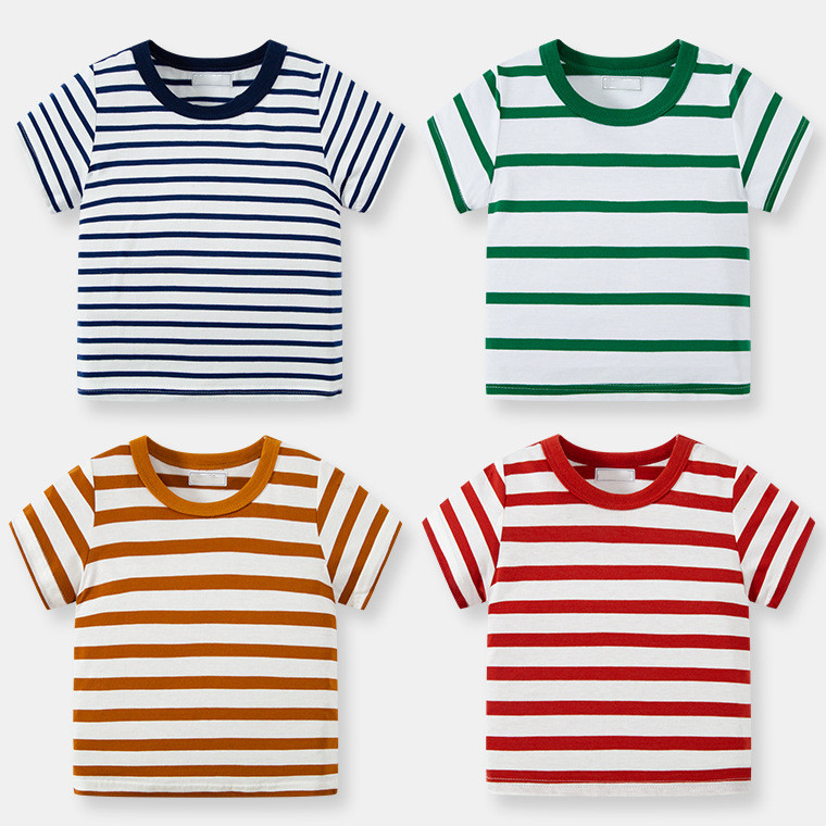 Ready To Ship Kid's T Shirt 100% Cotton Children Toddler Summer Tops Basic T Shirts   Tee with Printing