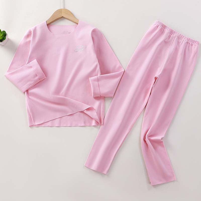 children's underwear sleepwear sets boys and girls children's autumn winter kids pajamas homewear thermal non-slipping s