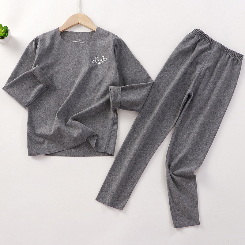 children's underwear sleepwear sets boys and girls children's autumn winter kids pajamas homewear thermal non-slipping s
