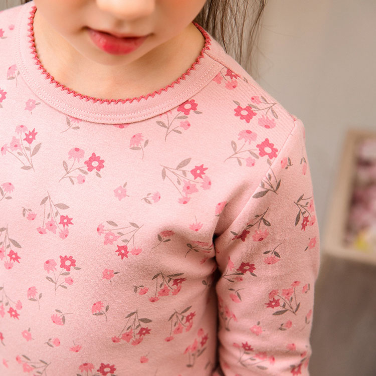   Kids Floral Print Cotton Fabric Children Sleepwear for Kids Girls Pajama Pants
