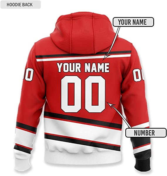  Hockey Jersey With Hood Hoodie Kids  Jersey Hoodie Sublimation Hoodie Jersey