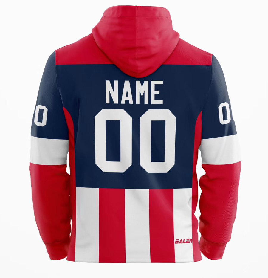 professional  made tackle twill ice hockey  jersey hoodies