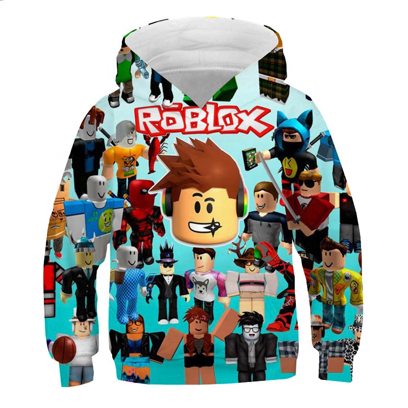 Ro_Blox 3d Printed Hoodies Boy Girls Fashion Hoodie Sports Kids Long Sleeve Sweatshirt