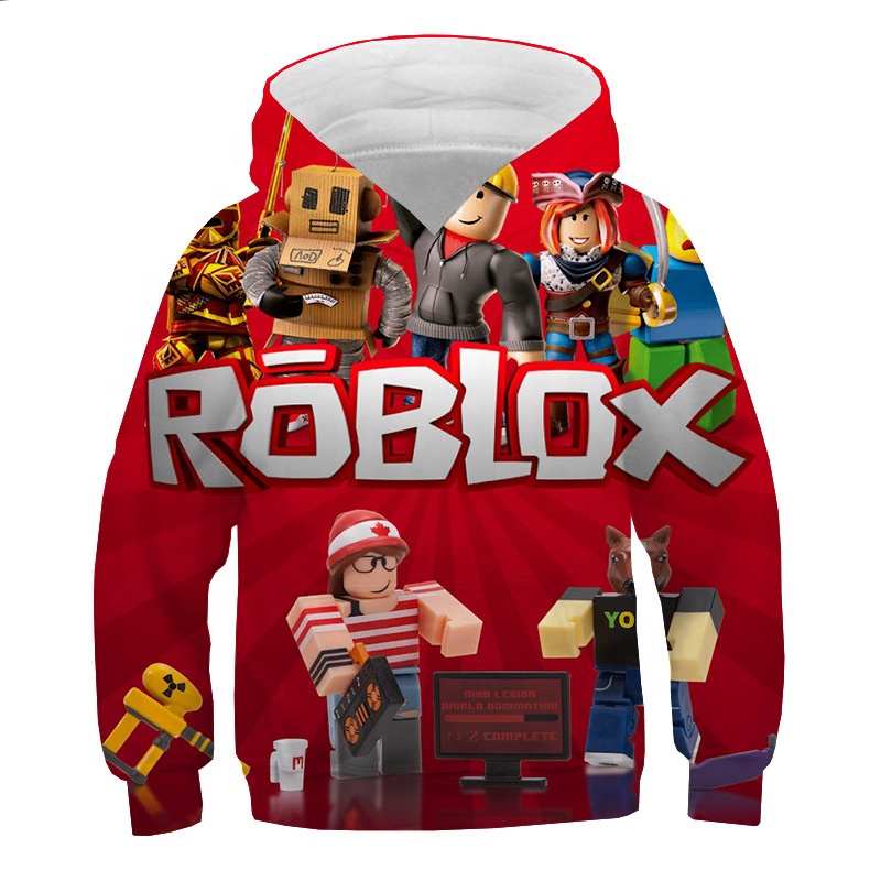 Ro_Blox 3d Printed Hoodies Boy Girls Fashion Hoodie Sports Kids Long Sleeve Sweatshirt