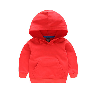kid 7 colors sports  children plain hoodies for kids pullover boys hoodies