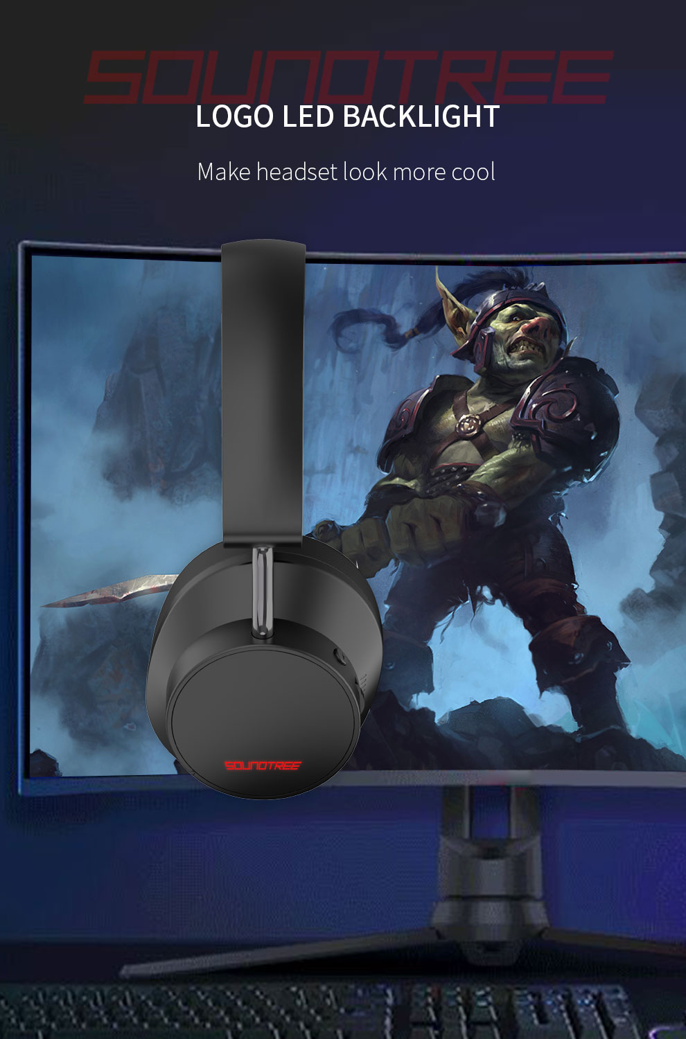 2.4G wireless gaming headset Headphones   for PC/PS4/PS5/XBOX/Switch  headphone wireless gaming headset