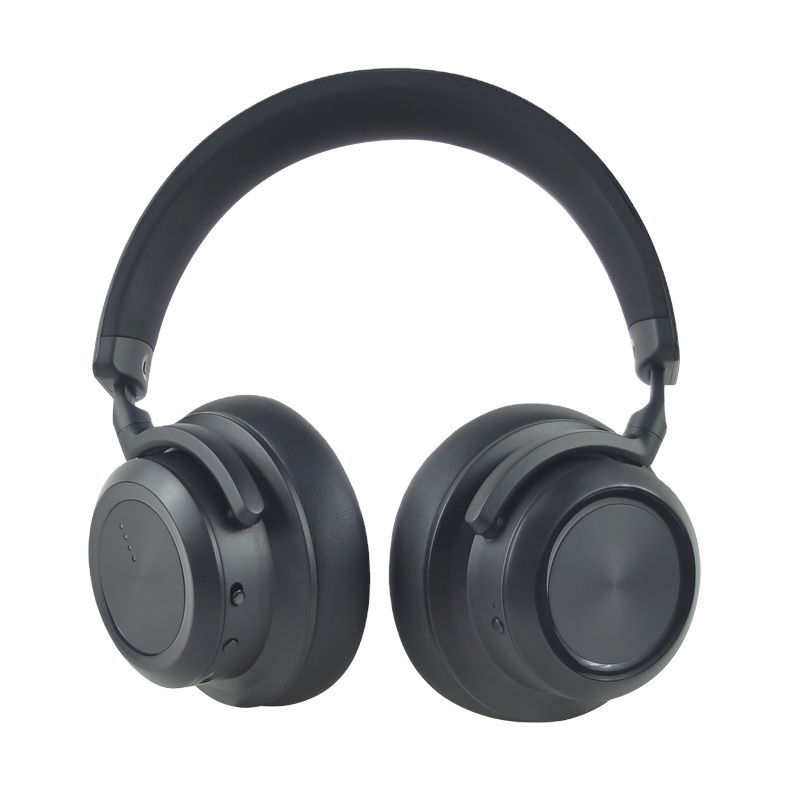 AKAUDIO Active Noise Cancelling Over-ear BT 5.2 Stereo Sound Gaming Wireless Headphones Bluetooth Headset