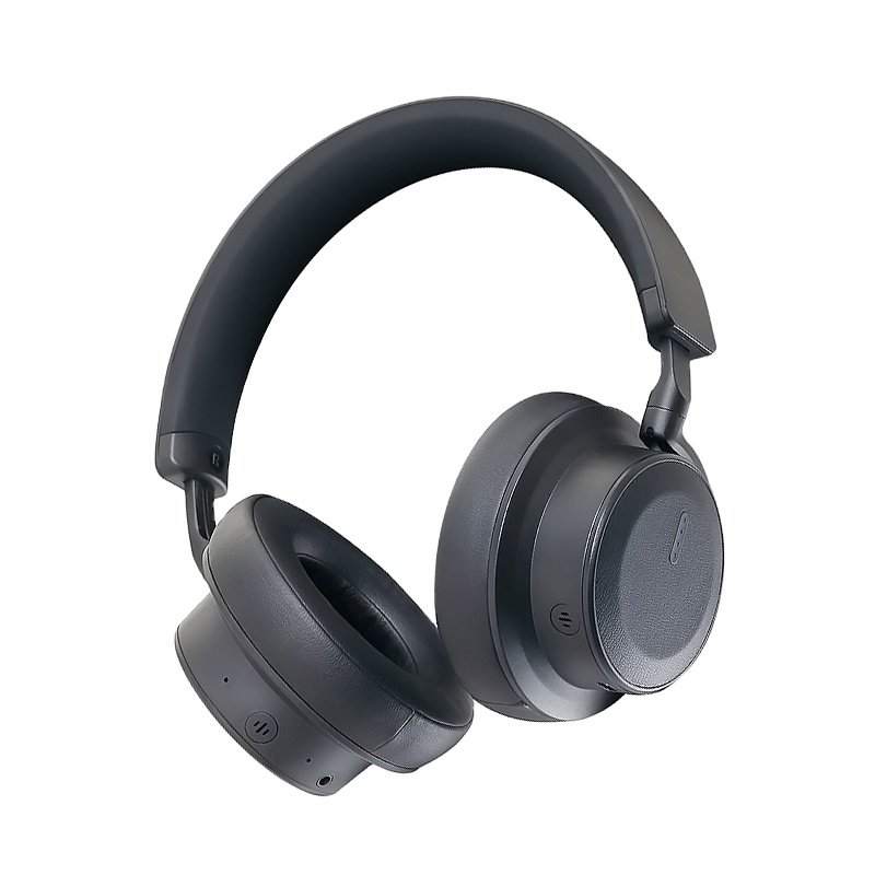 AKAUDIO Active Noise Cancelling Over-ear BT 5.2 Stereo Sound Gaming Wireless Headphones Bluetooth Headset