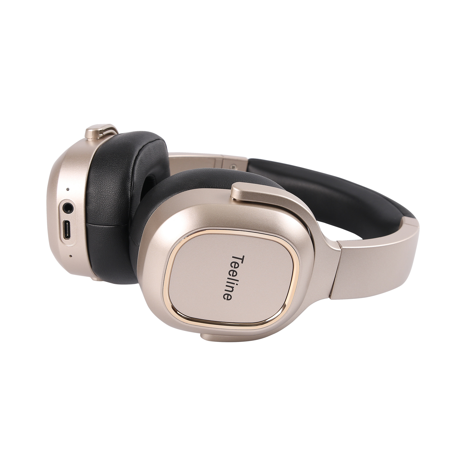 Wireless Headphones Folding Over Ear Headphones with Built-in Mic