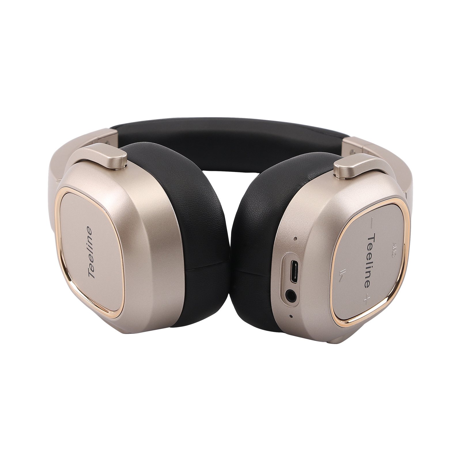 Wireless Headphones Folding Over Ear Headphones with Built-in Mic