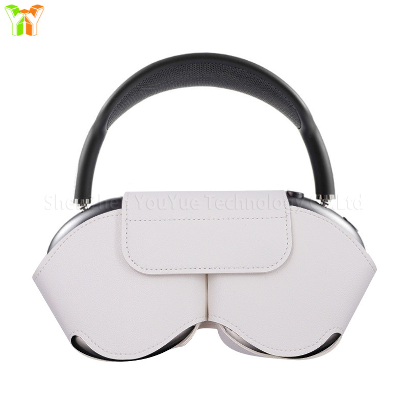 YY Ready to Ship Pu Leather Earbuds Case Headphone Organizer Earphone Protective Case Cover for Airpods Max