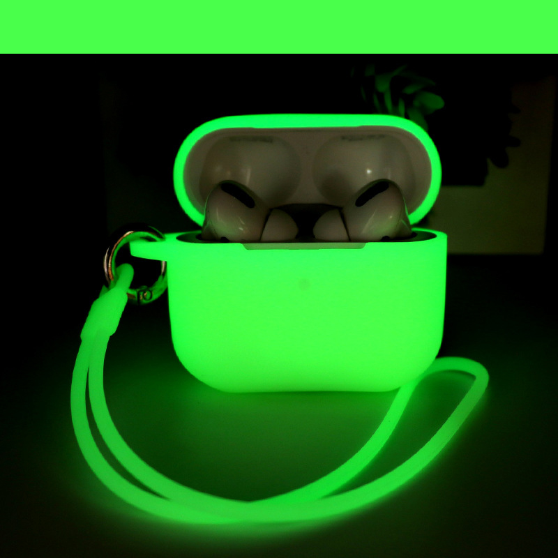 Noctilucent earphone case all series available air pro headphone silicon case with many colors