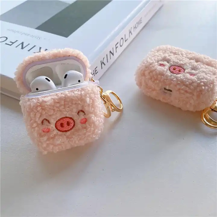 Fashion Lovely 3D Cute Pig Soft Fur Earphone Cases For Airpods 3 Headphone Accessories For Airpods Pro Wireless Headset 