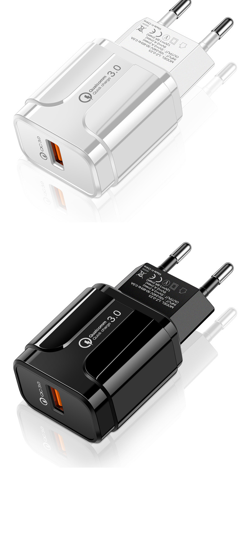 5V 3.1A USB Phone Charger US EU Charger Phone Fast Travel Adapter QC3.0 Mobile Charger  