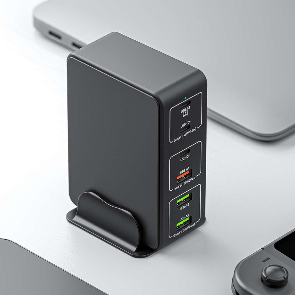 6-port Multifunctional 120W high power charger PD 65W fast charging USB multi-port mobile phone computer charger chargin