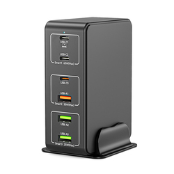 6-port Multifunctional 120W high power charger PD 65W fast charging USB multi-port mobile phone computer charger chargin