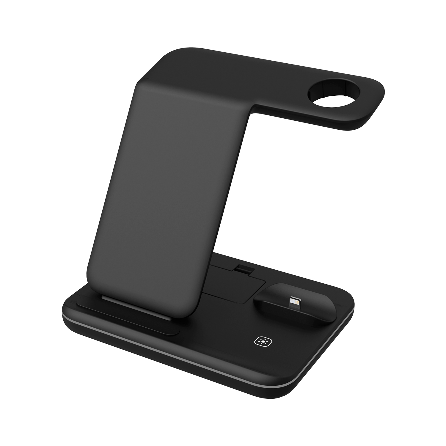 Guany Z5M Multiple Devices Wireless Phone Holder All In One Desk Top Charger For Watch Airpods Mobile Phones