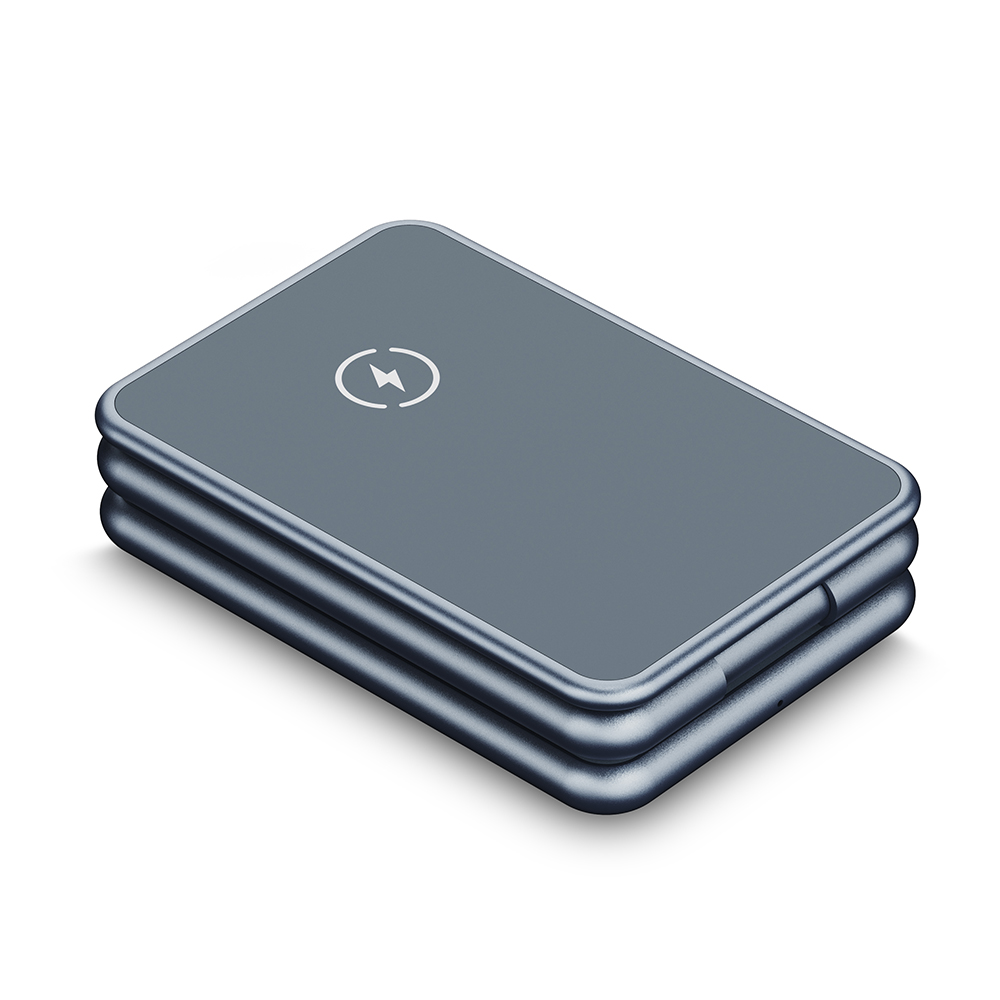 3in1 Wireless Charger Metal Folding Magnetic Wireless Charger For Iphone Apple Samsung Watch Airpods 3 In 1 Wireless Cha