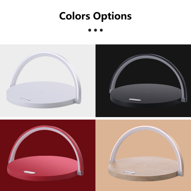 Office Home Use LED night light Fast charging mobile phone wireless charger accessories