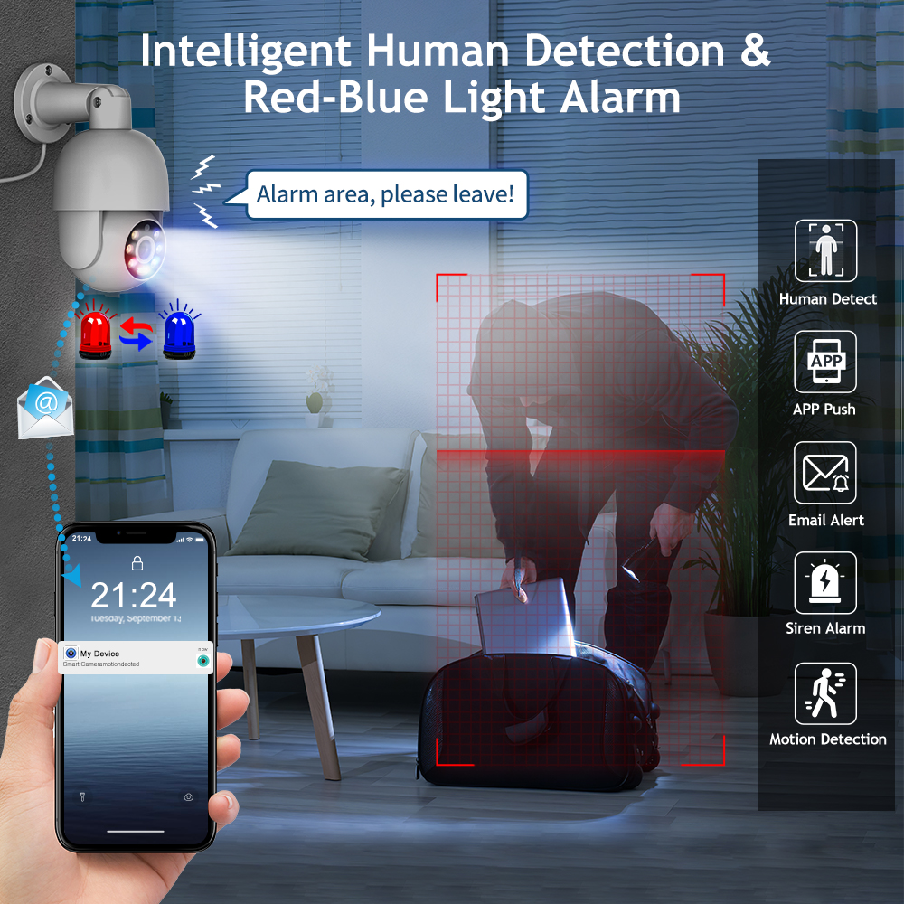 8Ch 8Mp Smart H.265 Security Camera System Indoor Waterproof Home Security System Cameras Set
