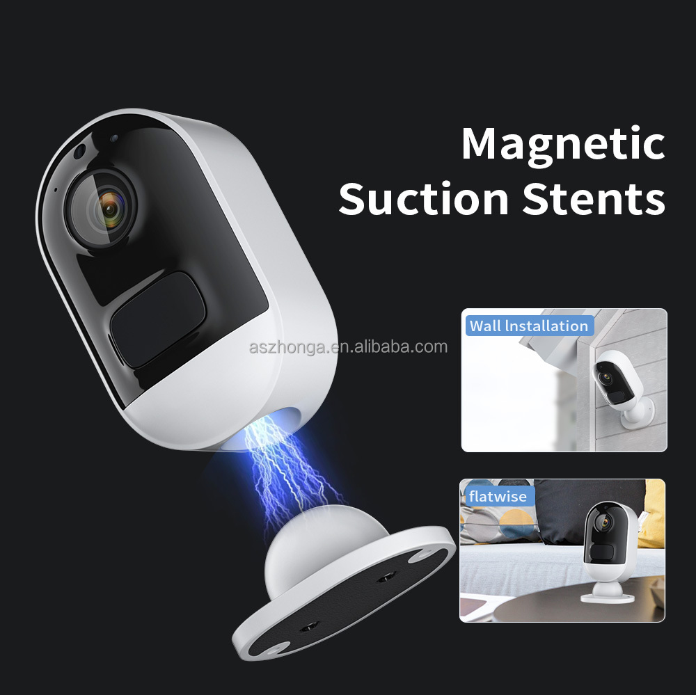 4CH Mini Smart Wireless Ip Network Security Home Surveillance CCTV Battery Camera System 3MP WiFi 7 Inch LCD Monitor Nvr