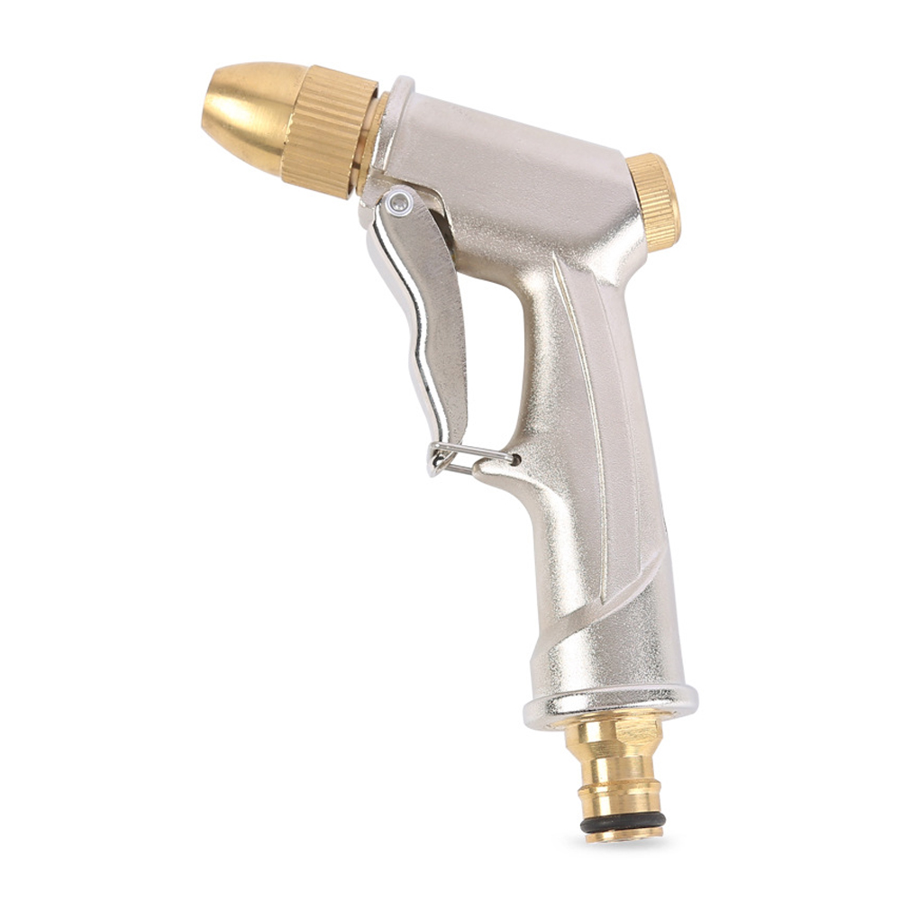 high pressure cleaning gun kit,360 degrees rotation adjustable splash, copper plate ergonomic design white water car was