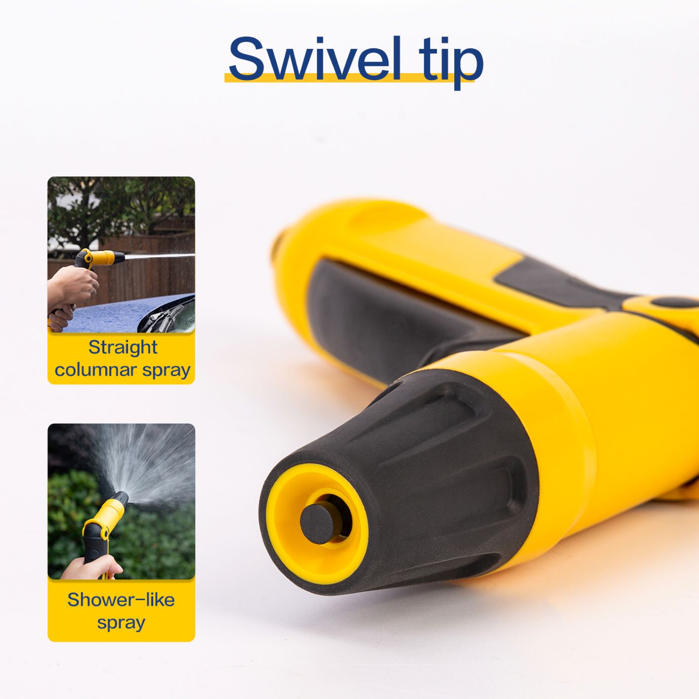 Deli Tool DL8083  High Pressure Car Wash Water Jet Gun Nozzle Washer Spray Gun Kit