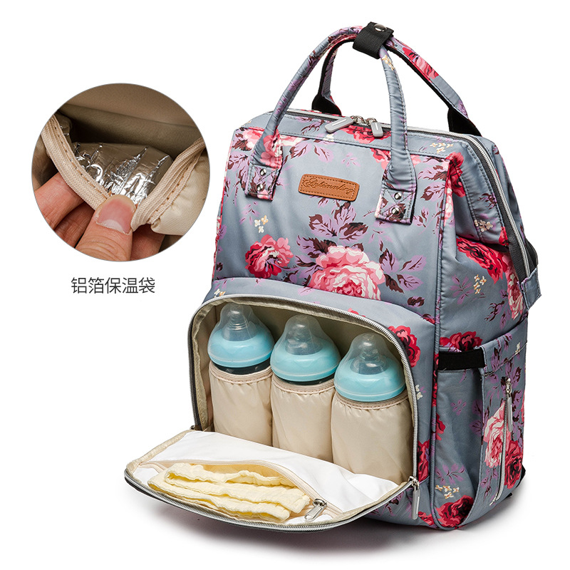 Hot Mummy diaper bag backpack multi-function large capacity baby diaper bag travel mommy baby bags diaper with USB 