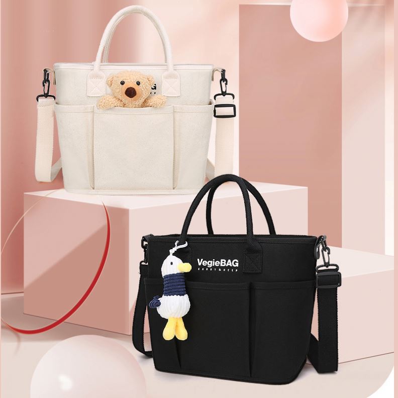 Trendy Mommy Bags Canvas Mummy Bag Tote Mummy Diaper Dag