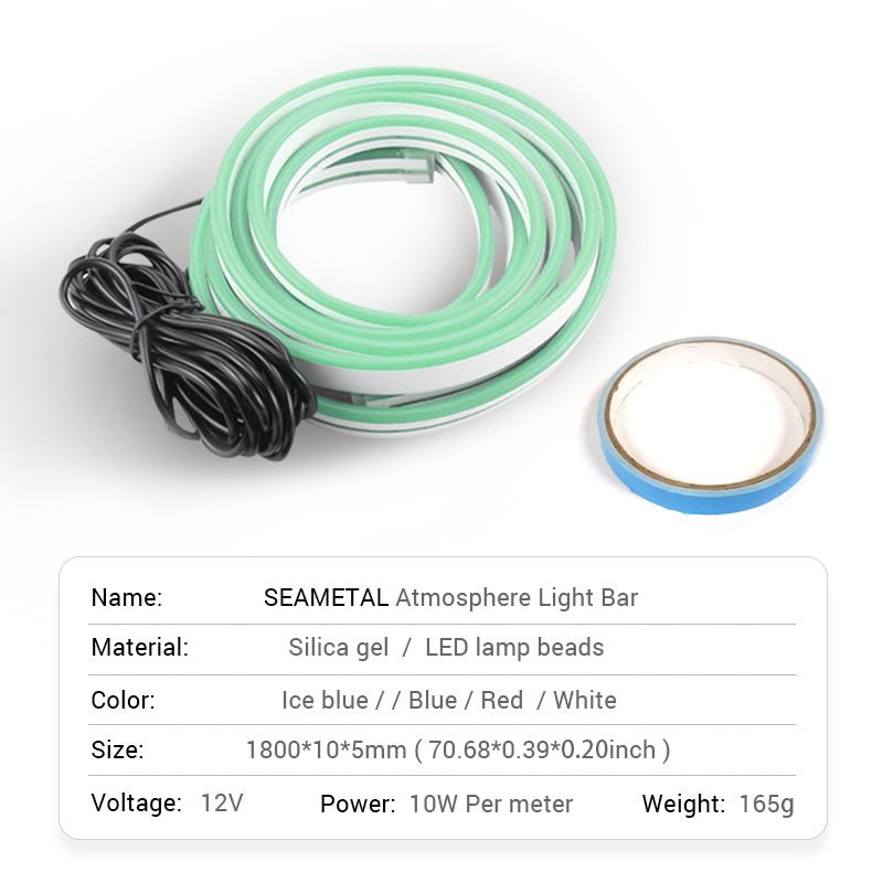 Flexible Daytime Running Light Strip Led Decoration Lights For Car Hood