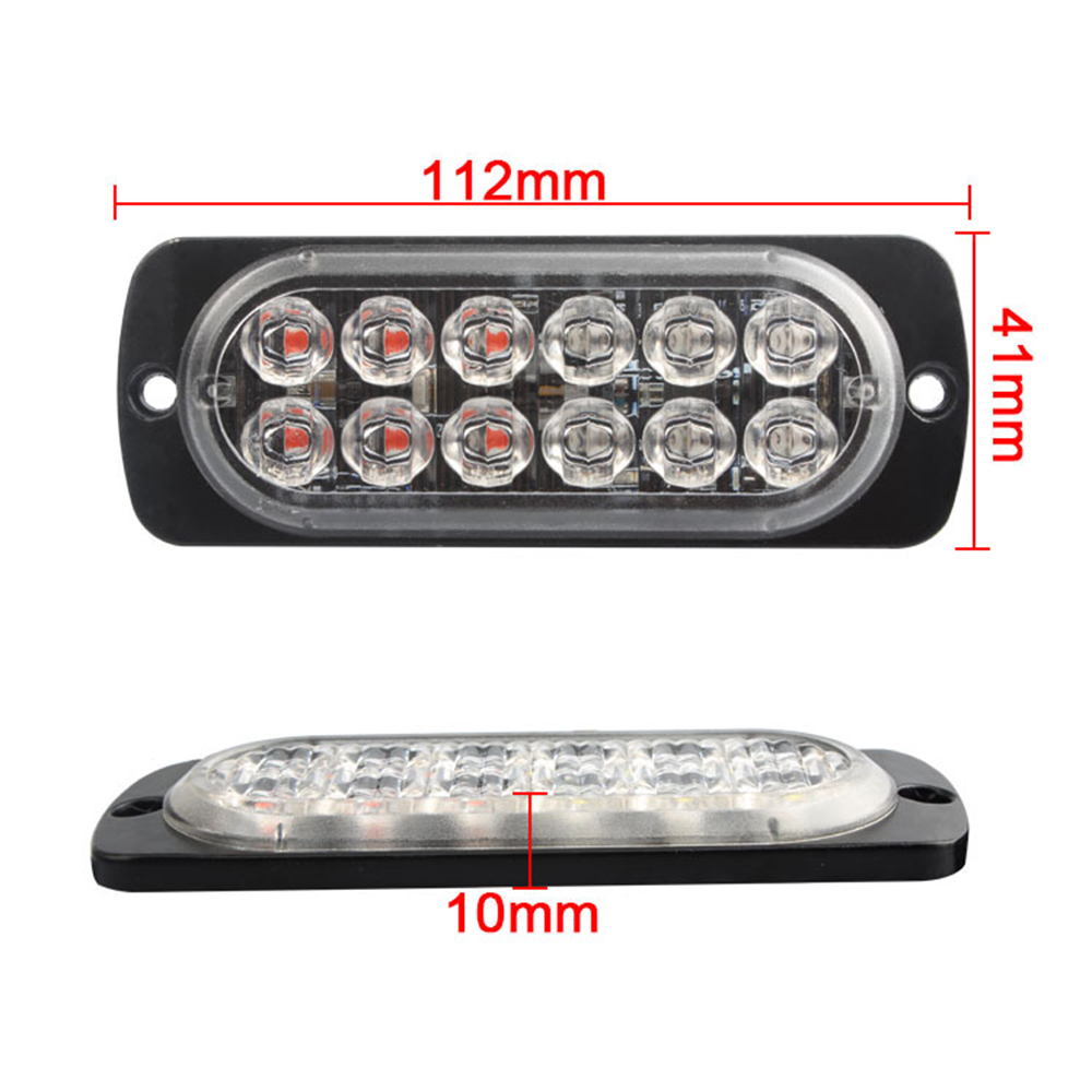 Car Truck Emergency Lights 12V 24V LED Trailer LED Beacon Warning Hazard Flash Light Blue Strobe Lamp Car Accessories