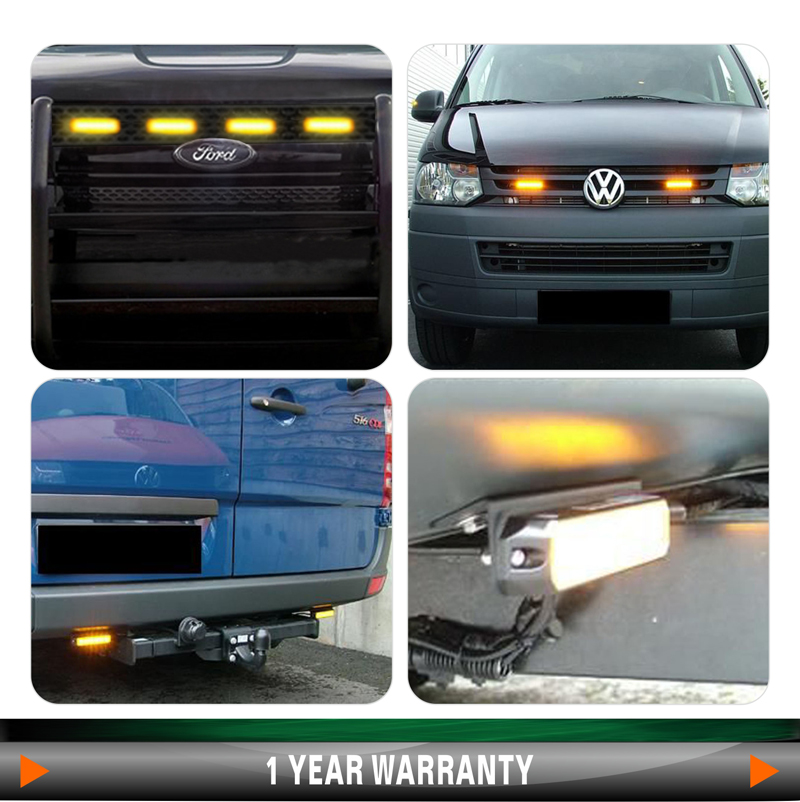 Tuff Plus 18W 12V 24V car truck accessories amber led flashing strobe warning light