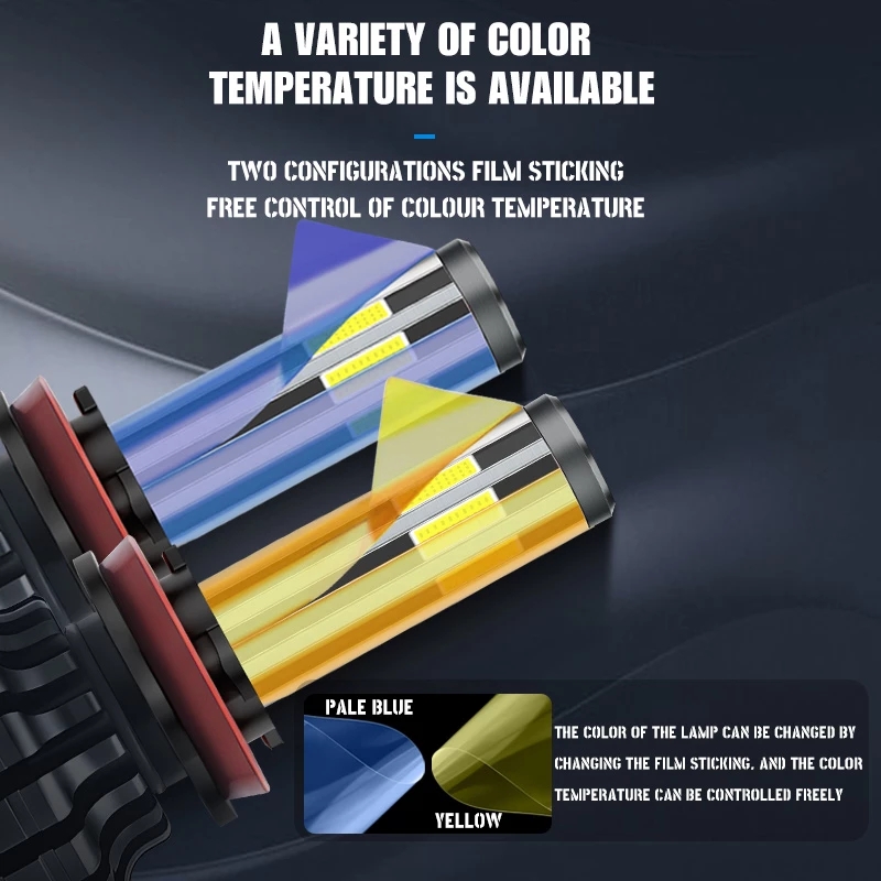 6000K 200W Car Light H8 H3 H7 H9 26000LM 9006 / HB4 9005 / HB3 H4 H11 h1 6/6 Super Bright Led Headlight Bulb Car Light 1