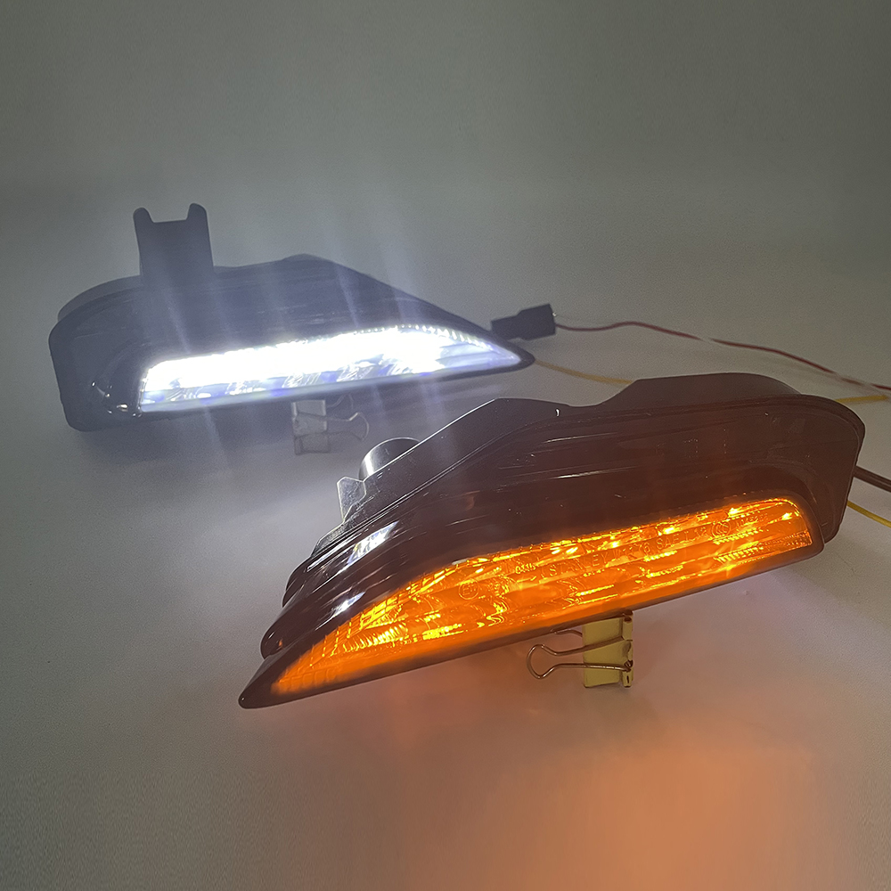 Car LED Daytime Running Light For  infiniti  Q50 Sport Model 2014 2015 2016 2017 2018 2019 DRL Fog Lamp Turn signal ligh