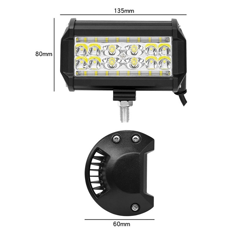 10w 40w 50w 60w 90w led work light square truck  lighting system