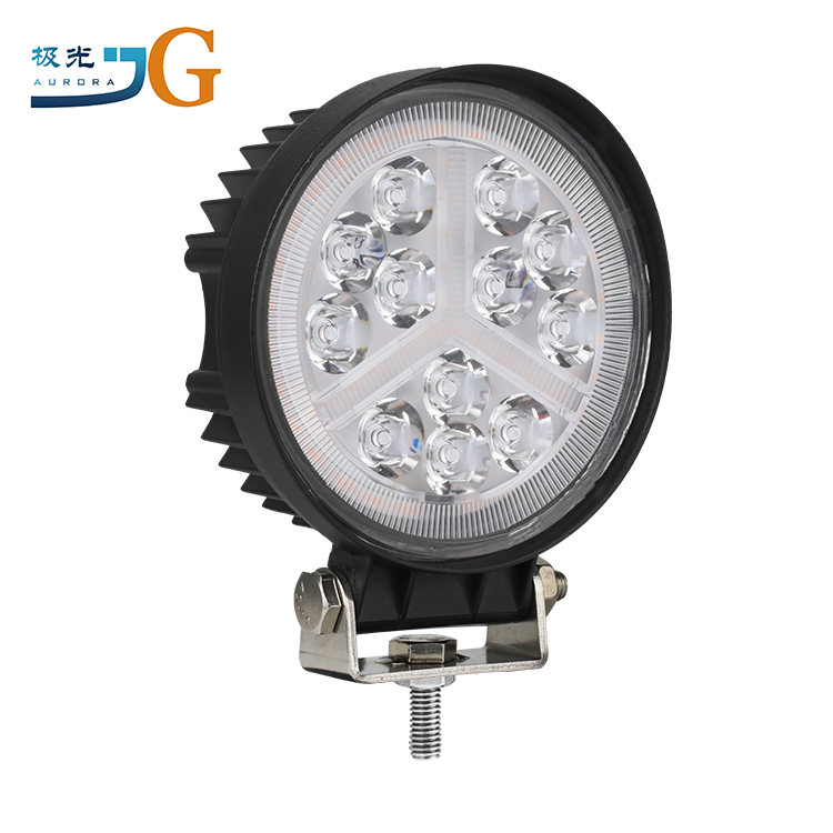 6000K Auto Lighting System 4Inch Round Led Work Lights 12V Combo DRL LED Driving Light for Off-Road Truck SUV ATV Boat