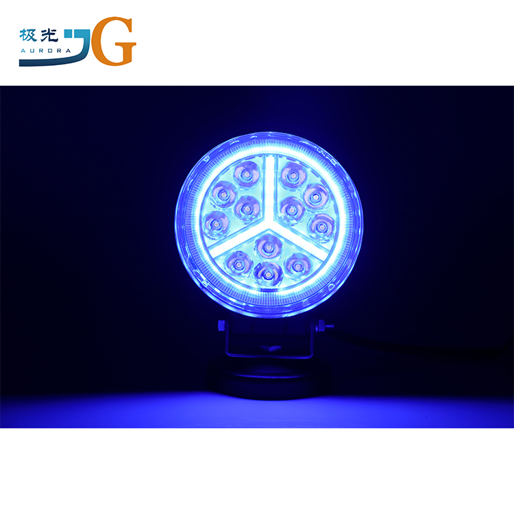 6000K Auto Lighting System 4Inch Round Led Work Lights 12V Combo DRL LED Driving Light for Off-Road Truck SUV ATV Boat