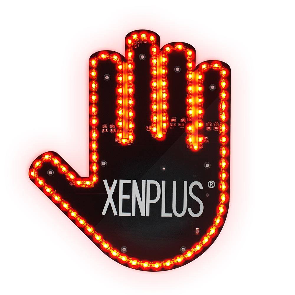 auto lighting systems LED middle finger light Play cool lamp Christmas gifts for car enthusiasts car light Truck accesso