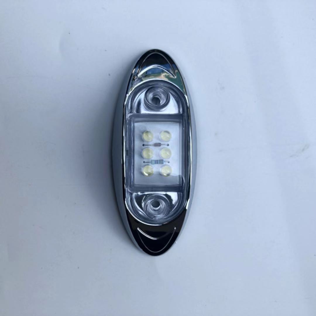 Auto lighting system LED Side Lamp 24V 12V side marker lamp  chrome coach  truck Trailer Lorry WJC-S-003 auto lighting s