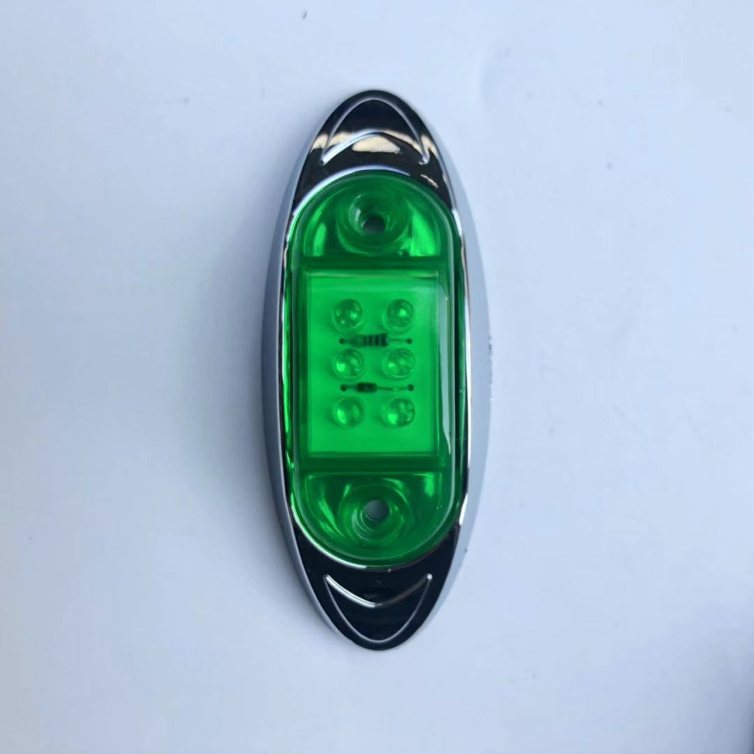 Auto lighting system LED Side Lamp 24V 12V side marker lamp  chrome coach  truck Trailer Lorry WJC-S-003 auto lighting s