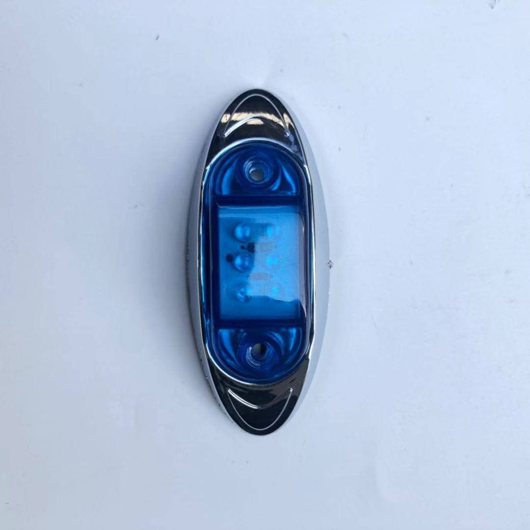 Auto lighting system LED Side Lamp 24V 12V side marker lamp  chrome coach  truck Trailer Lorry WJC-S-003 auto lighting s