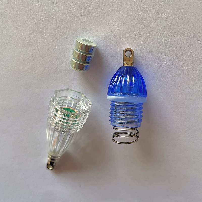 Deep Sea LED Night Fishing Bait Light Multi Color Flashing With Squid Jig Hook