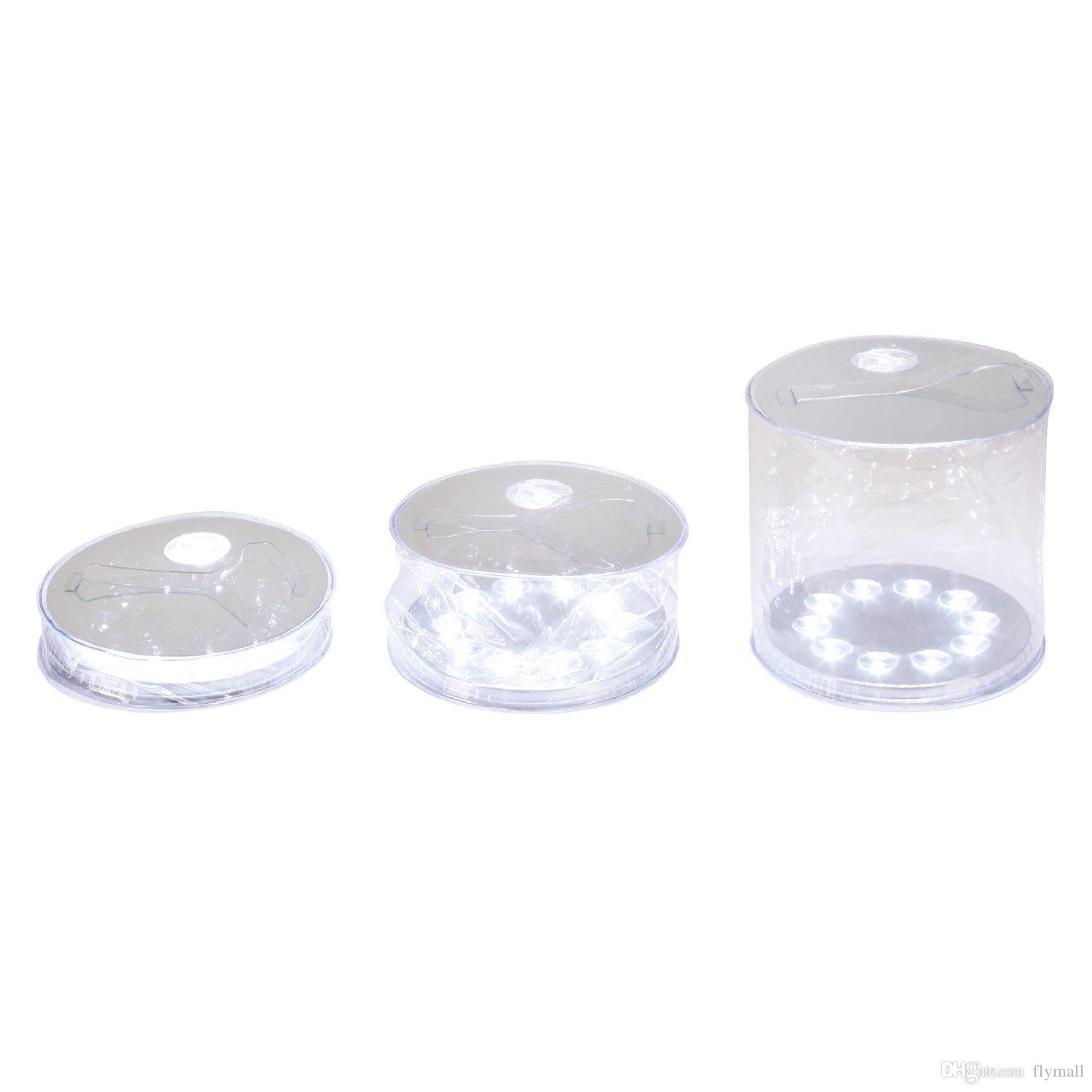 Inflatable Solar Light Foldable Portable Swimming Fishing Light LED Mini Outdoor Tent Camping Light