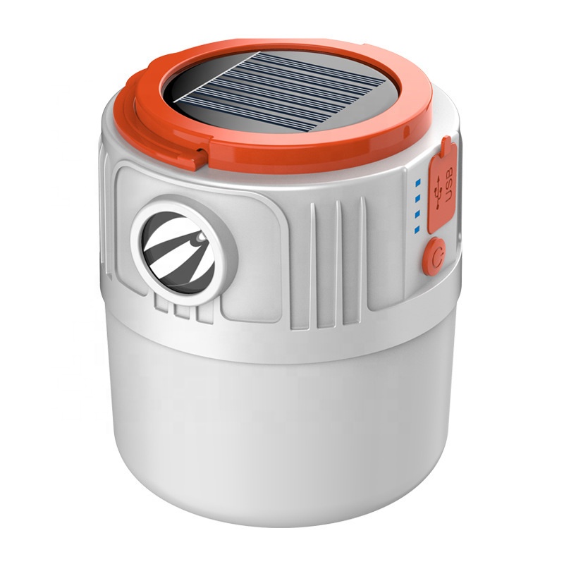 2023 SHENZHEN HONGMAO   Hot Sale Night Fishing Emergency Lamp USB Rechargeable Remote Control led solar light for 