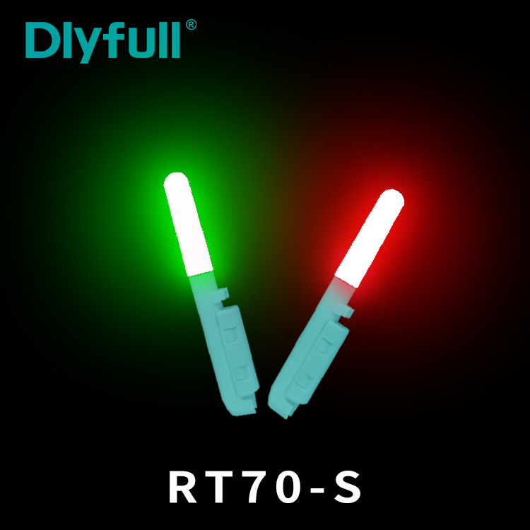 Dlyfull Fishing Rod Tip Light RT70-S with Smart Sensor LED  Bite Alarm Light For Night Fishing