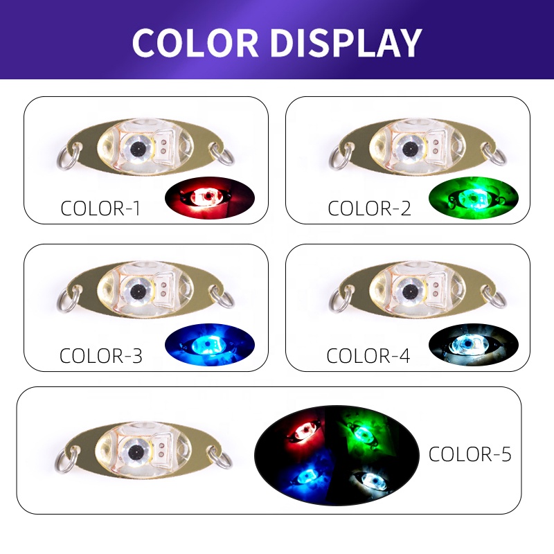 Entice Victory ultra-long shines time 80 hours 5pcs/1 box fishing lure light led underwater flashing light fishing lure